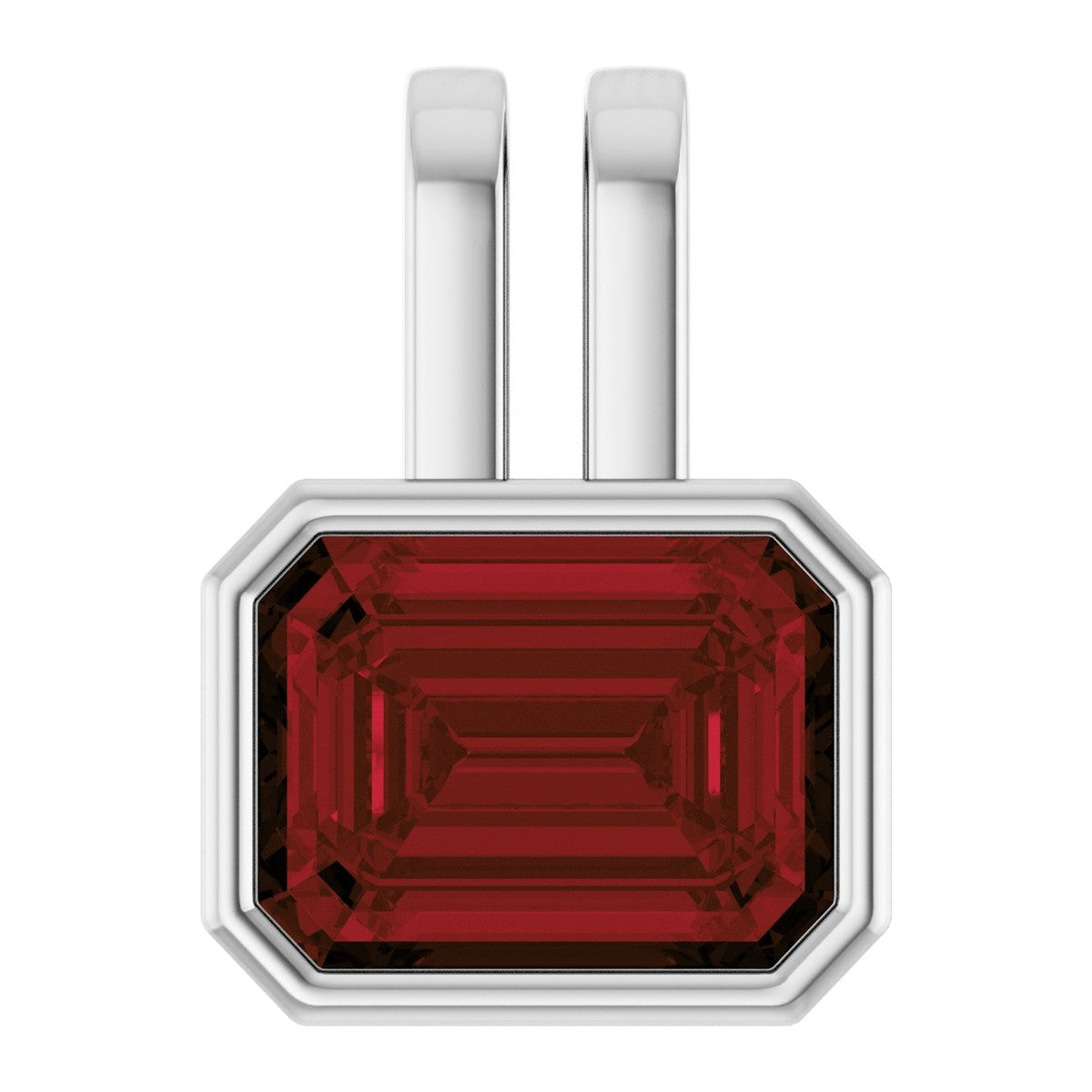 Bezel-Set Gemstone Pendant