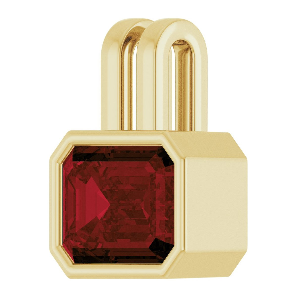 Bezel-Set Gemstone Pendant