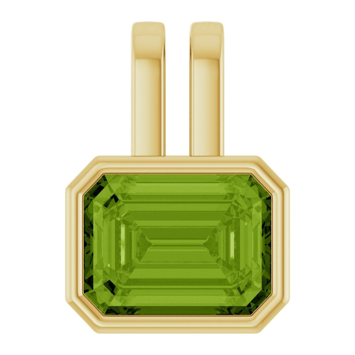 Bezel-Set Gemstone Pendant