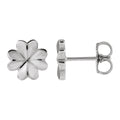 Four-Leaf Clover Stud Earrings