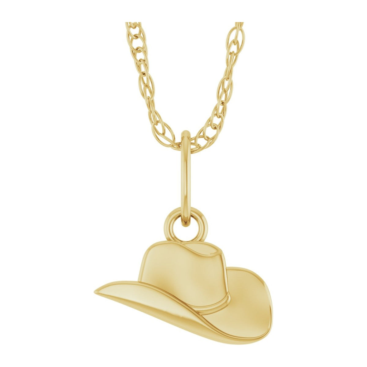 Cowboy Hat Necklace