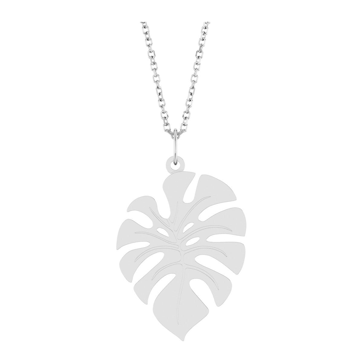 Monstera Leaf Necklace