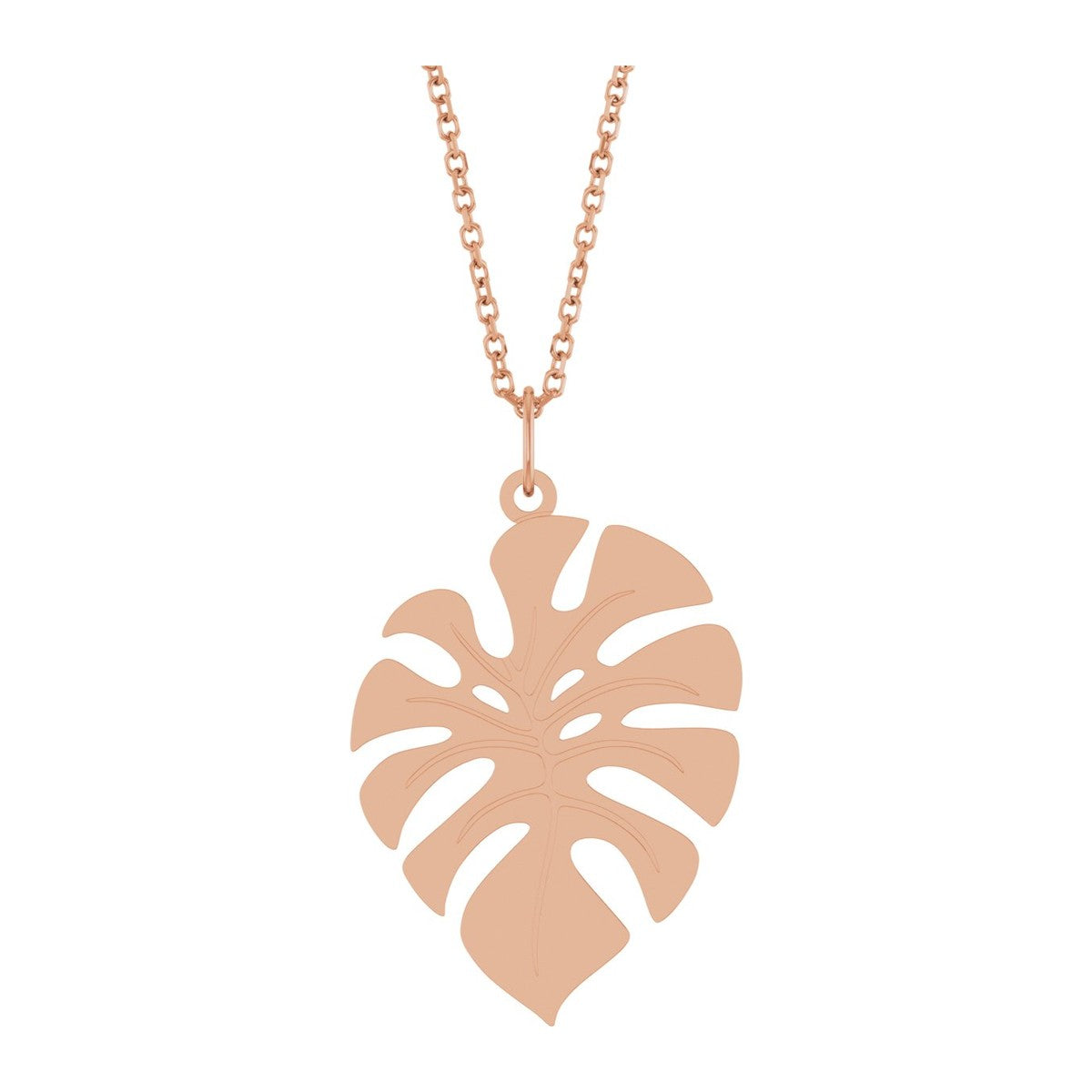 Monstera Leaf Necklace