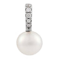 Freshwater Pearl and Diamond Pendant