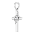 Diamond Wrap Cross Pendant