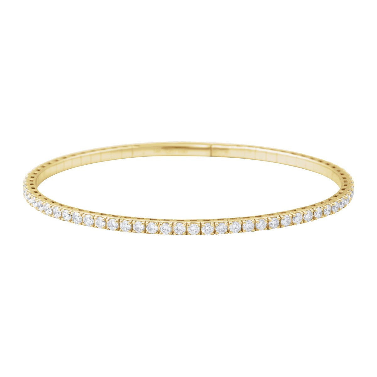Diamond Flexible Bangle Bracelet