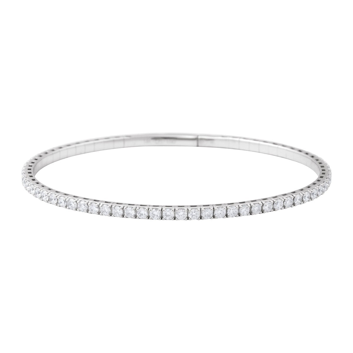 Diamond Flexible Bangle Bracelet