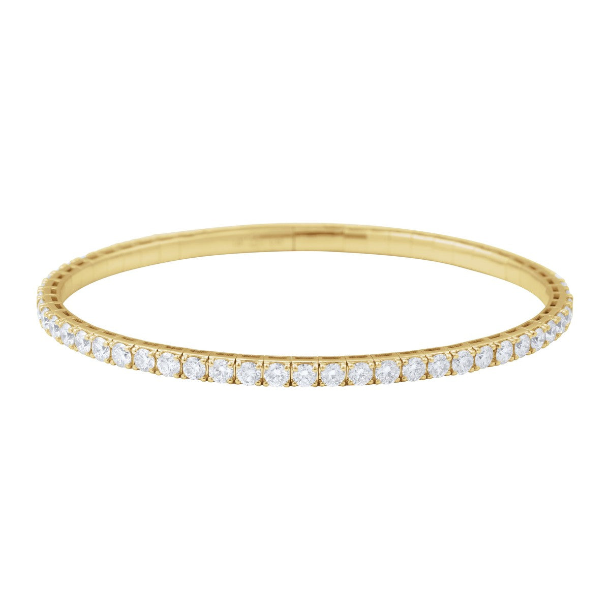 Diamond Flexible Bangle Bracelet