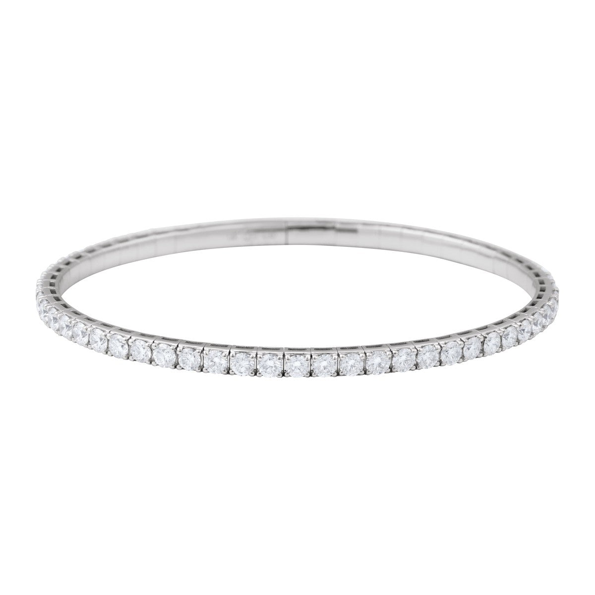 Diamond Flexible Bangle Bracelet