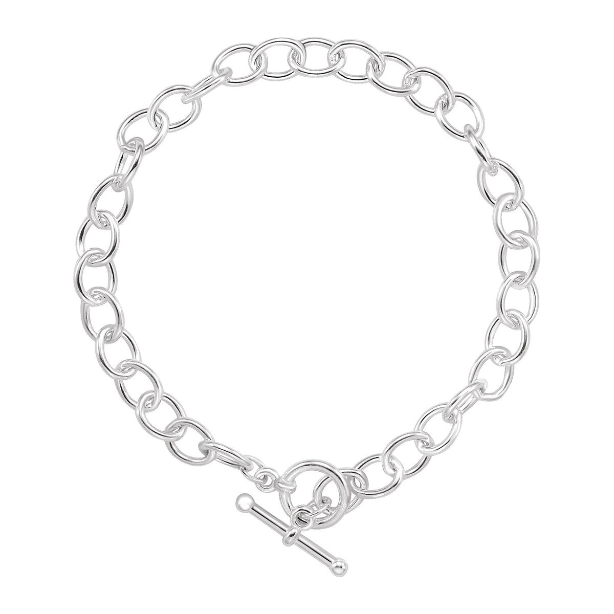 Cable Link Toggle Bracelet