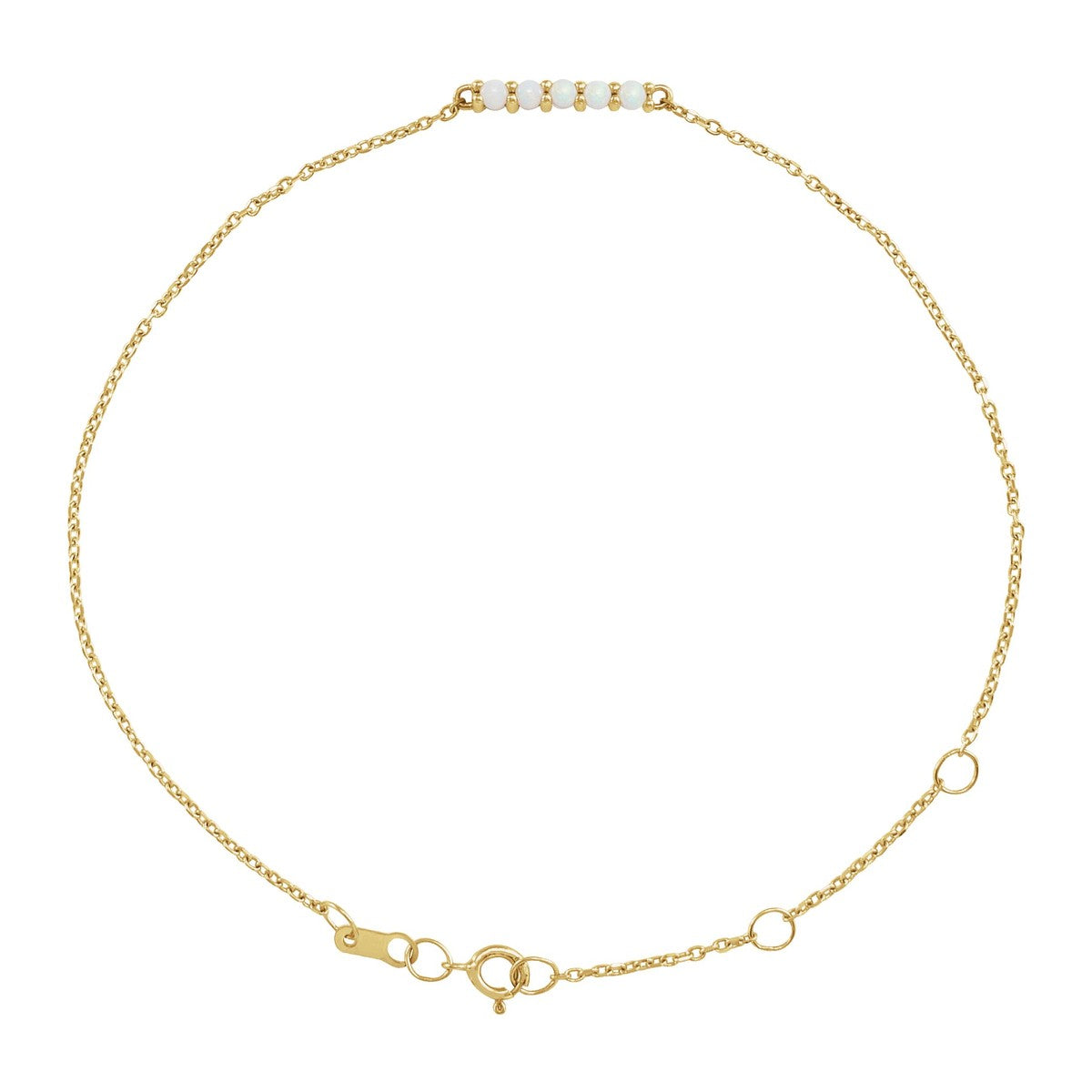 Gemstone Bar Bracelet