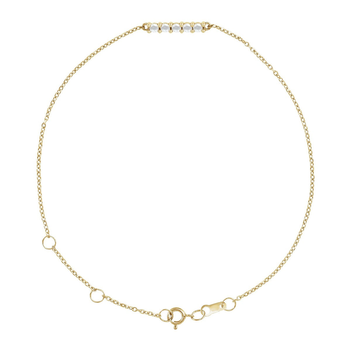 Gemstone Bar Bracelet