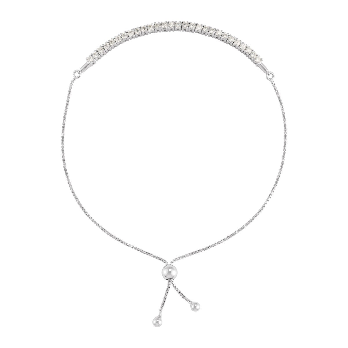 Lab-Grown Diamond Bolo Bracelet