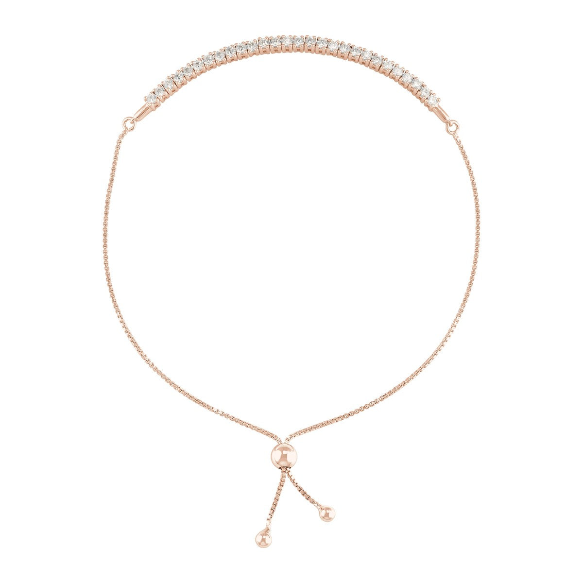 Lab-Grown Diamond Bolo Bracelet