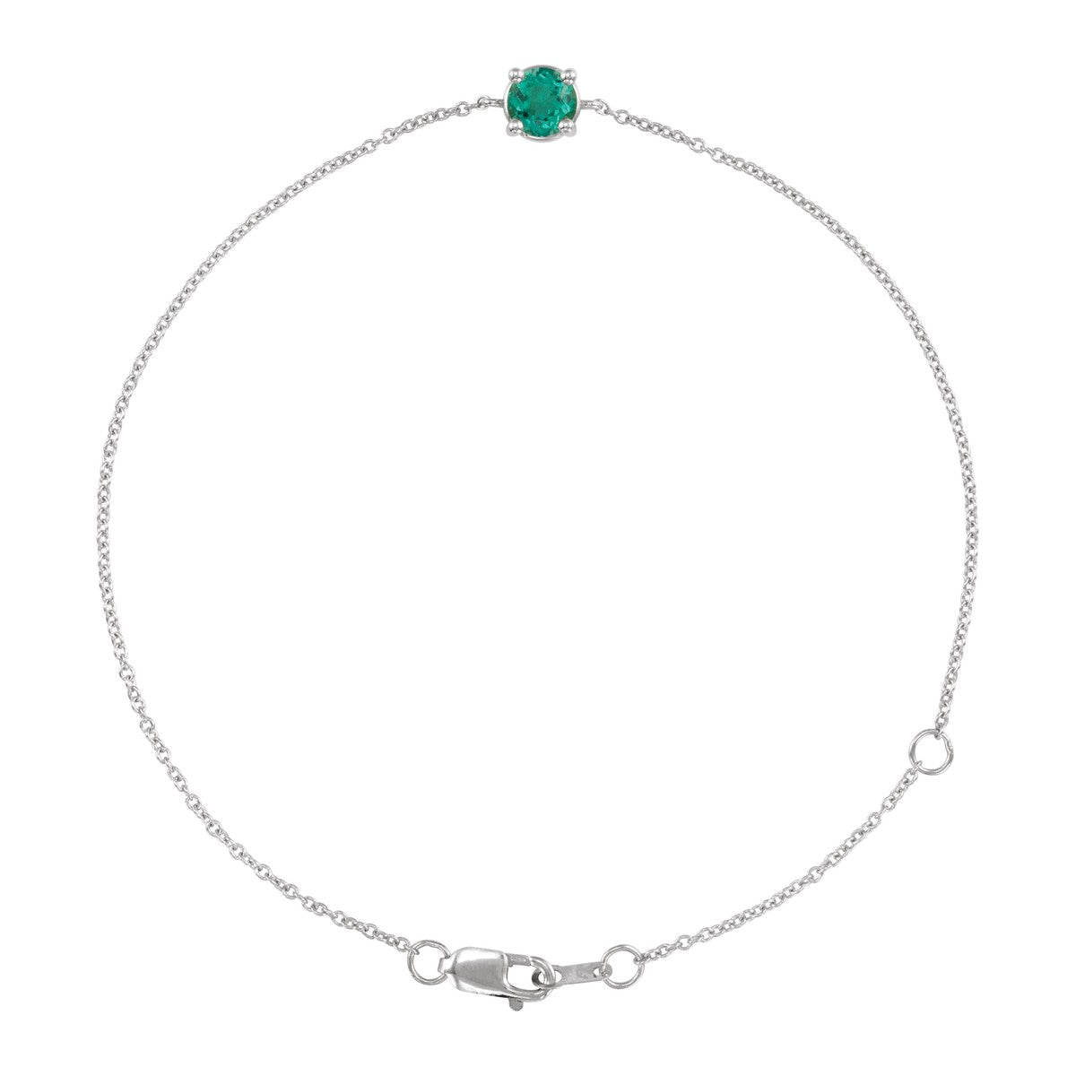 Solitaire Gemstone Bracelet