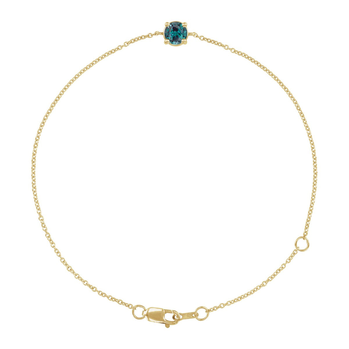 Solitaire Gemstone Bracelet