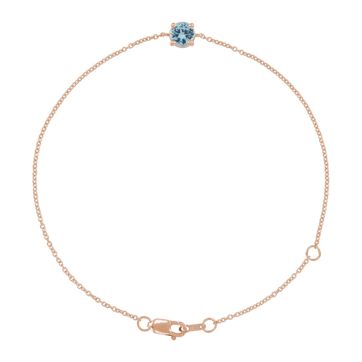 Solitaire Gemstone Bracelet