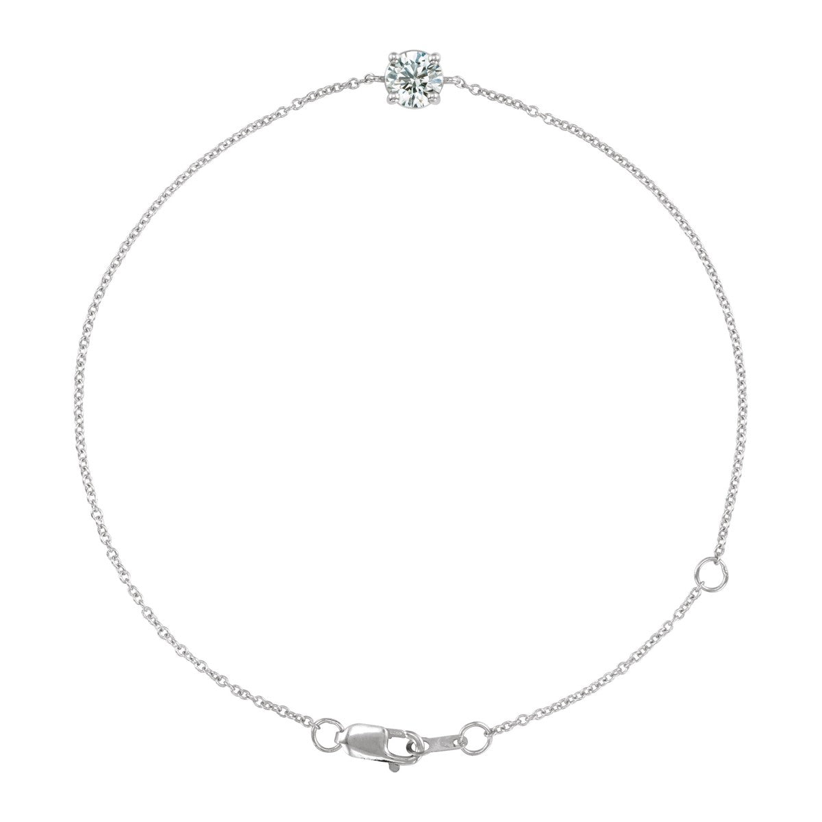 Solitaire Gemstone Bracelet