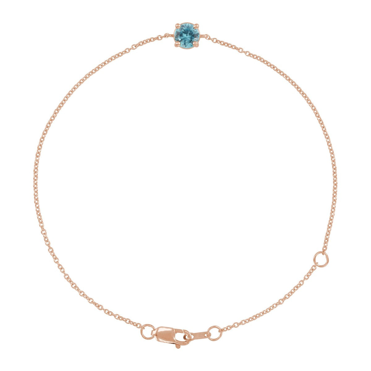 Solitaire Gemstone Bracelet