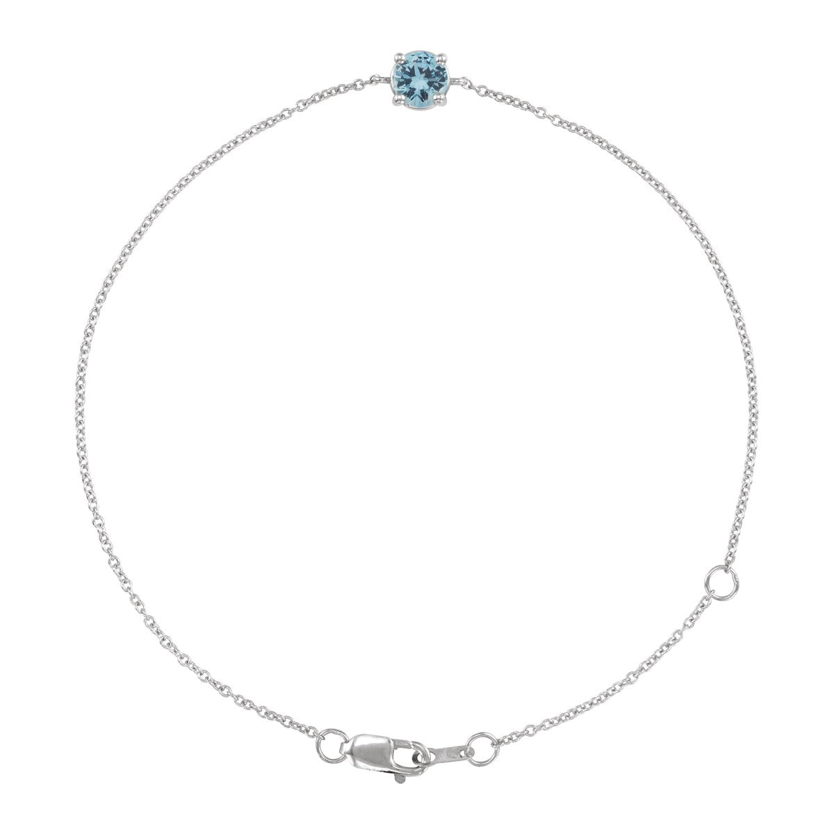 Solitaire Gemstone Bracelet