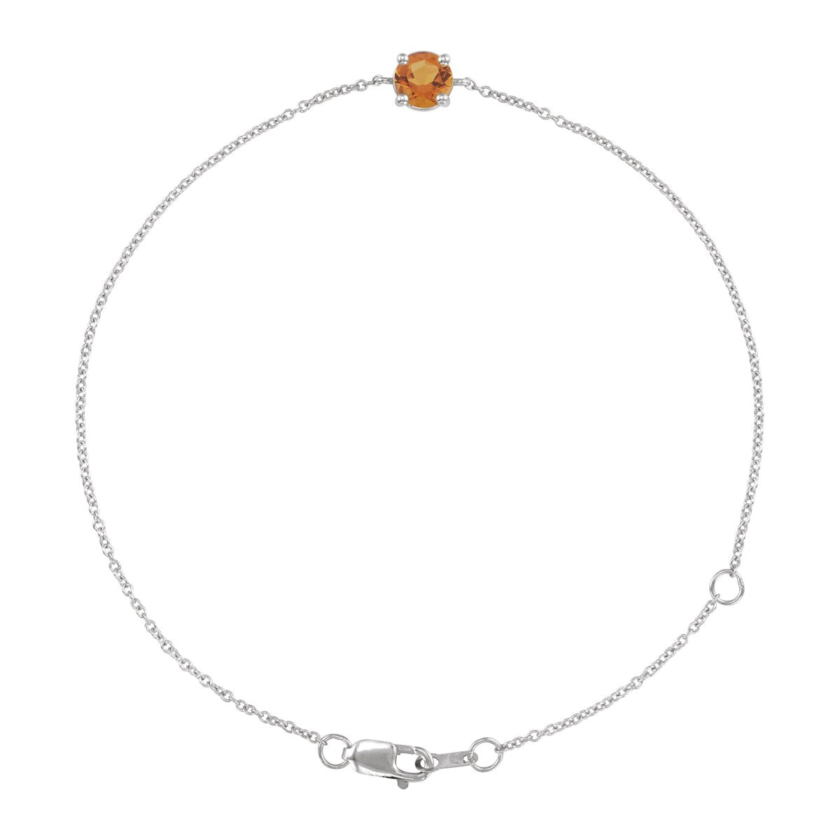 Solitaire Gemstone Bracelet