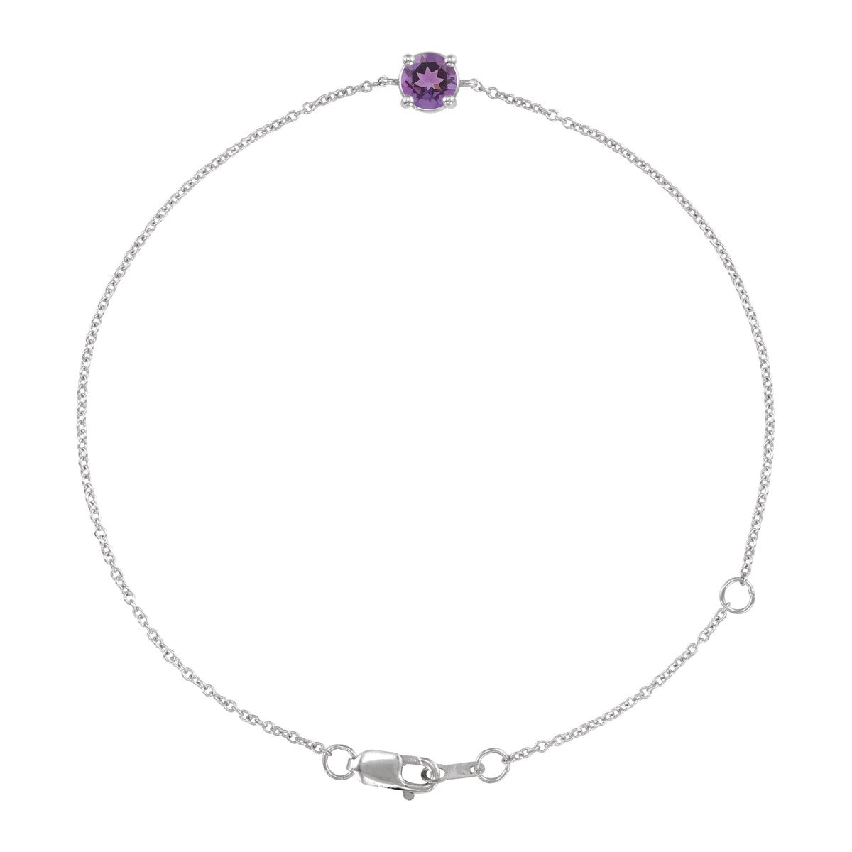 Solitaire Gemstone Bracelet