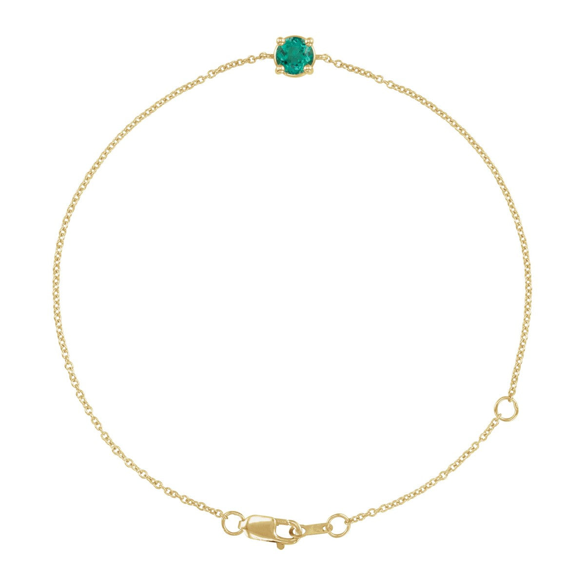 Solitaire Gemstone Bracelet