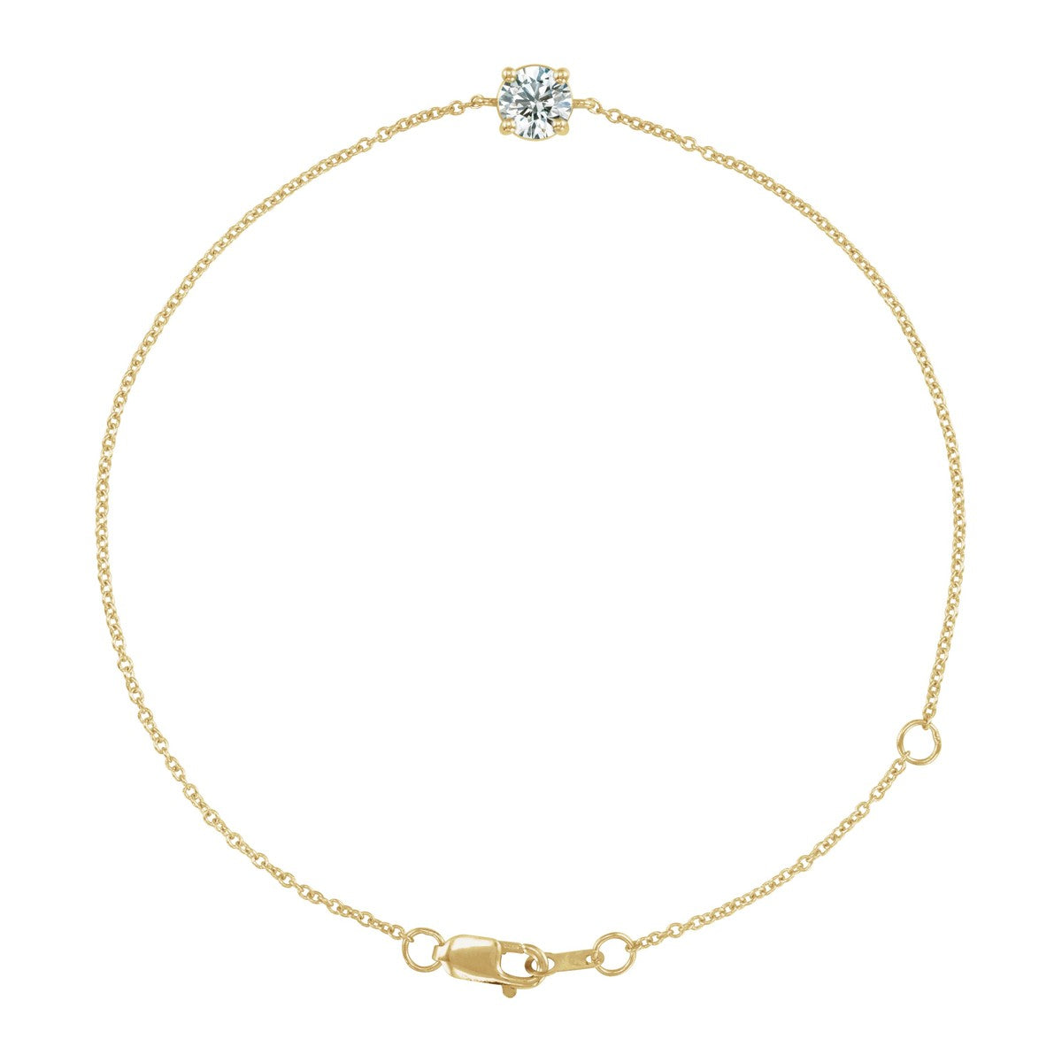 Solitaire Gemstone Bracelet