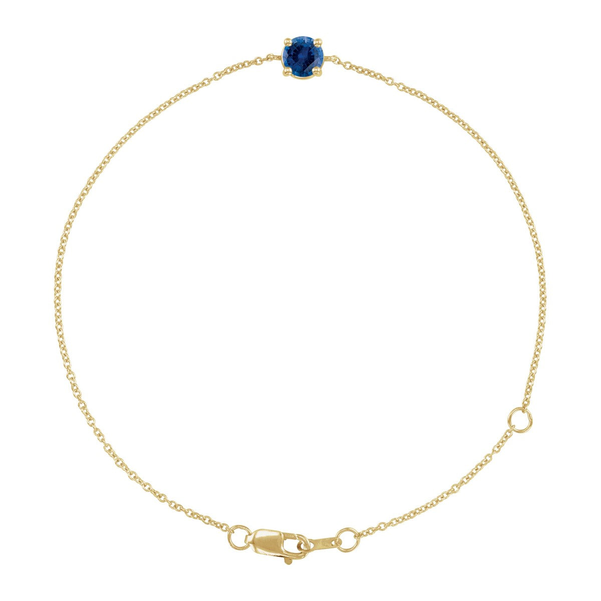 Solitaire Gemstone Bracelet