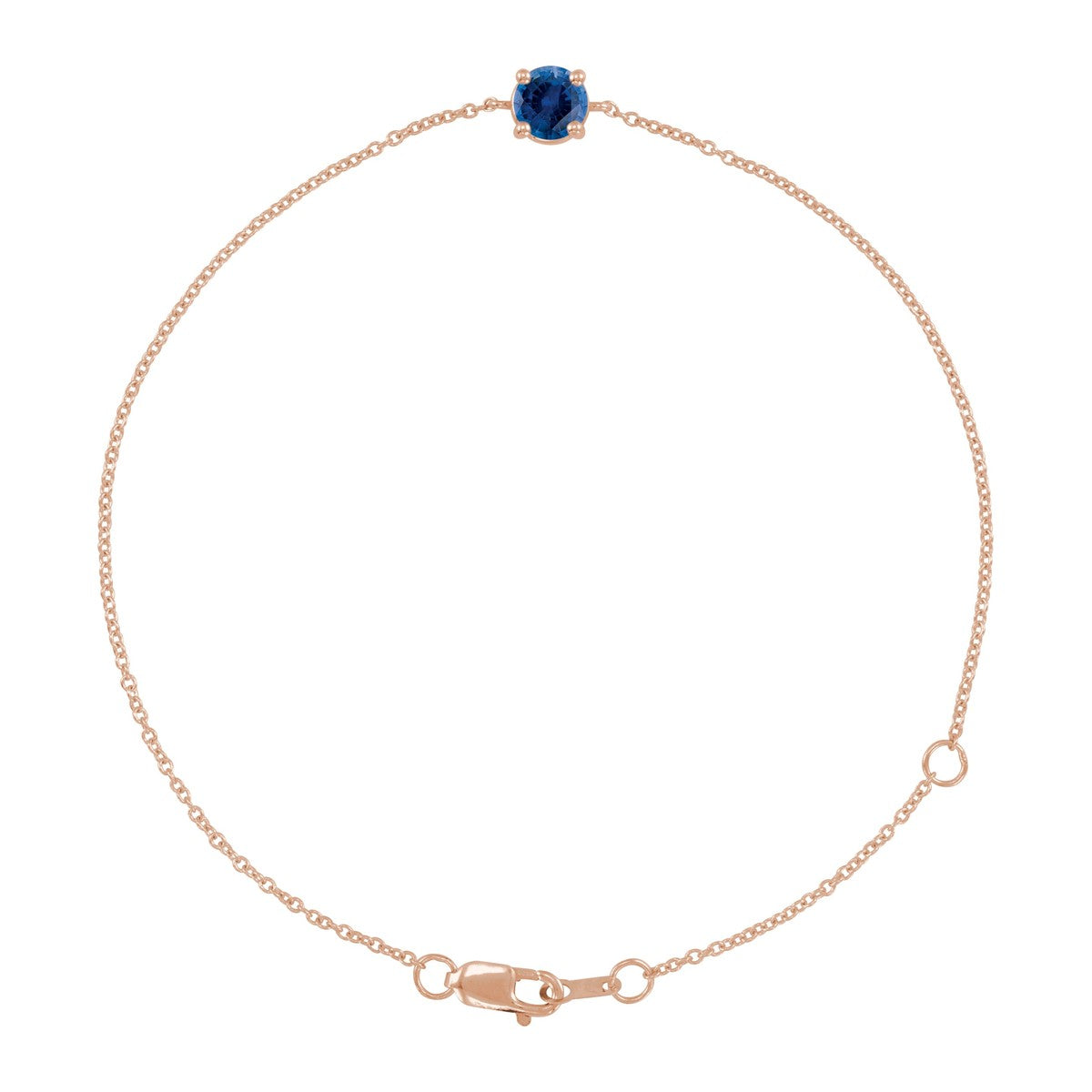 Solitaire Gemstone Bracelet