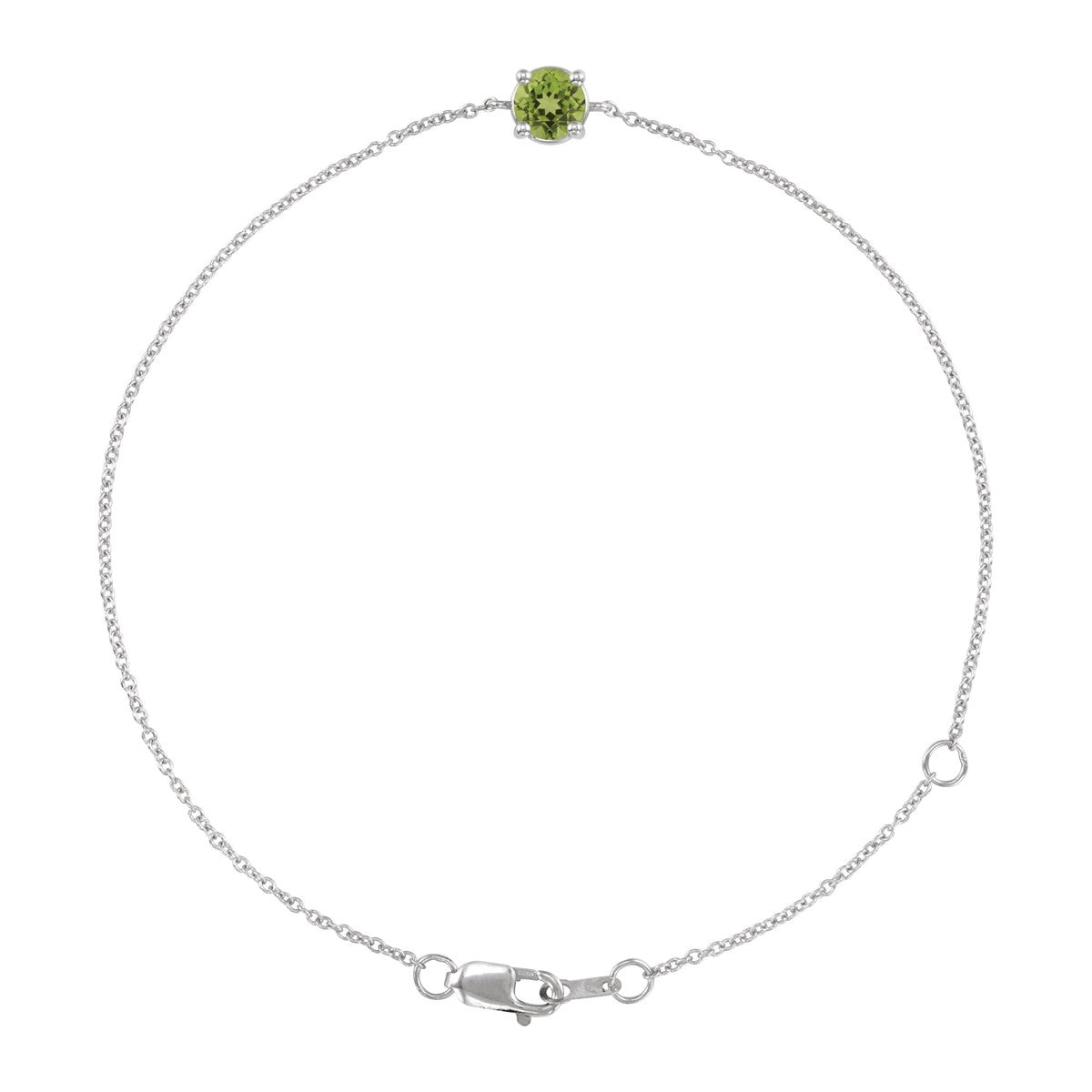Solitaire Gemstone Bracelet