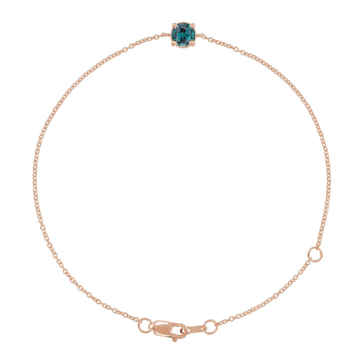 Solitaire Gemstone Bracelet