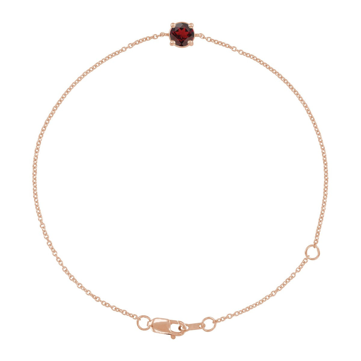 Solitaire Gemstone Bracelet