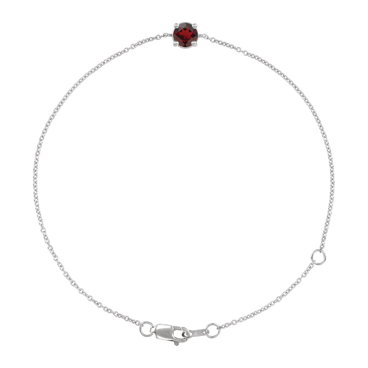 Solitaire Gemstone Bracelet