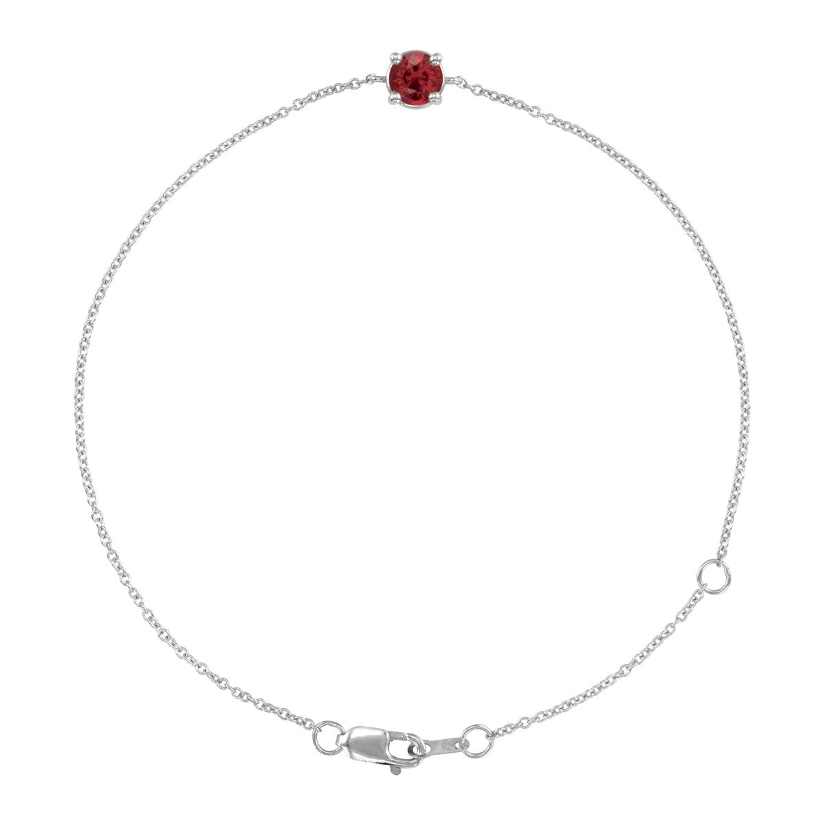 Solitaire Gemstone Bracelet