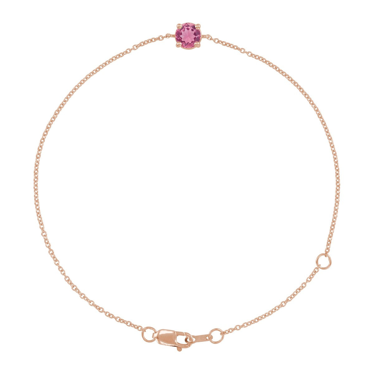 Solitaire Gemstone Bracelet