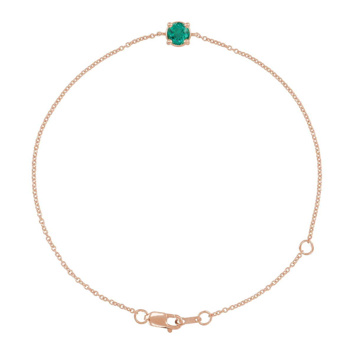 Solitaire Gemstone Bracelet