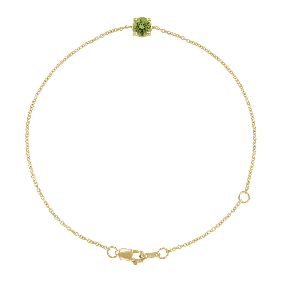 Solitaire Gemstone Bracelet