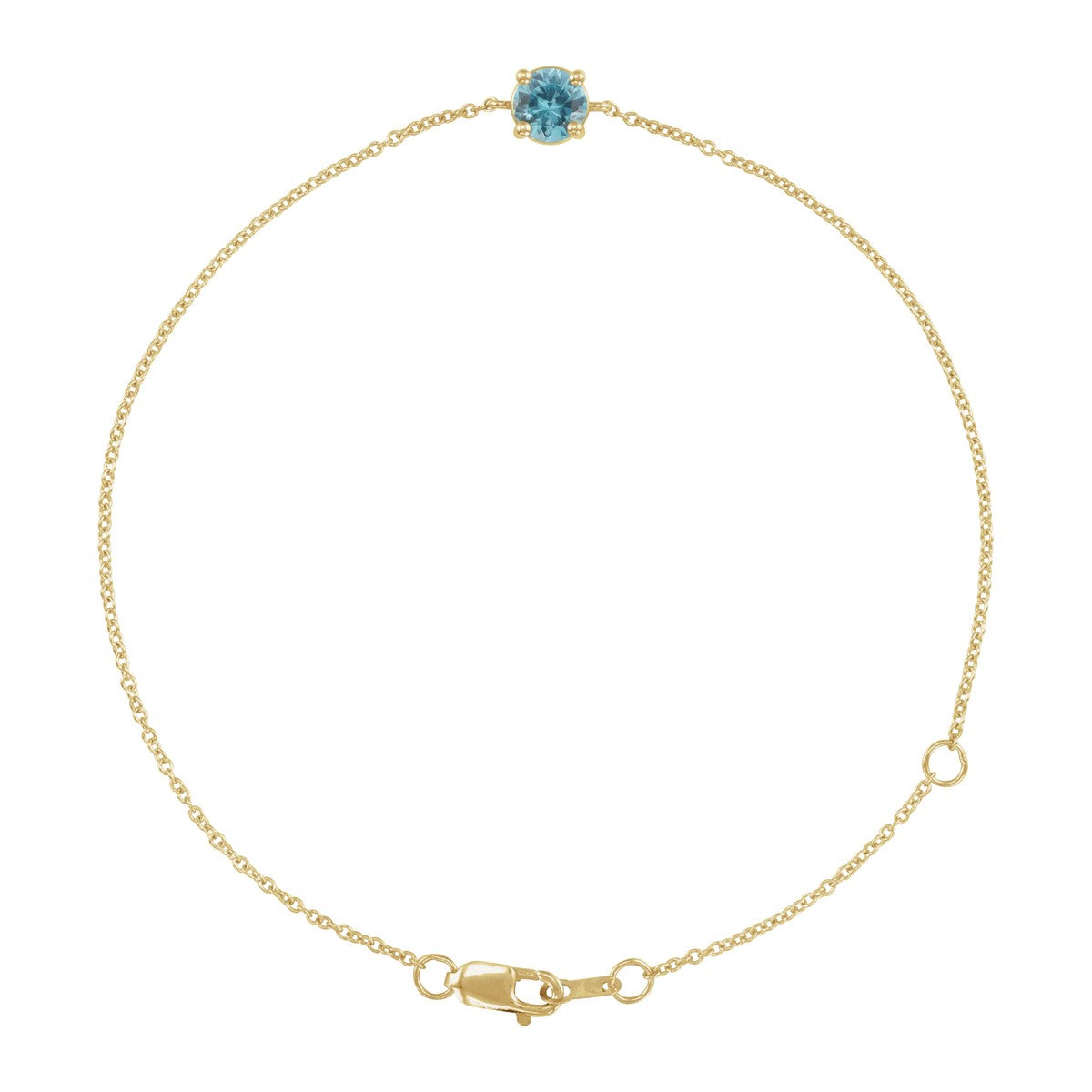 Solitaire Gemstone Bracelet