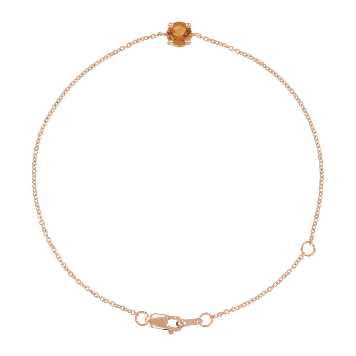 Solitaire Gemstone Bracelet