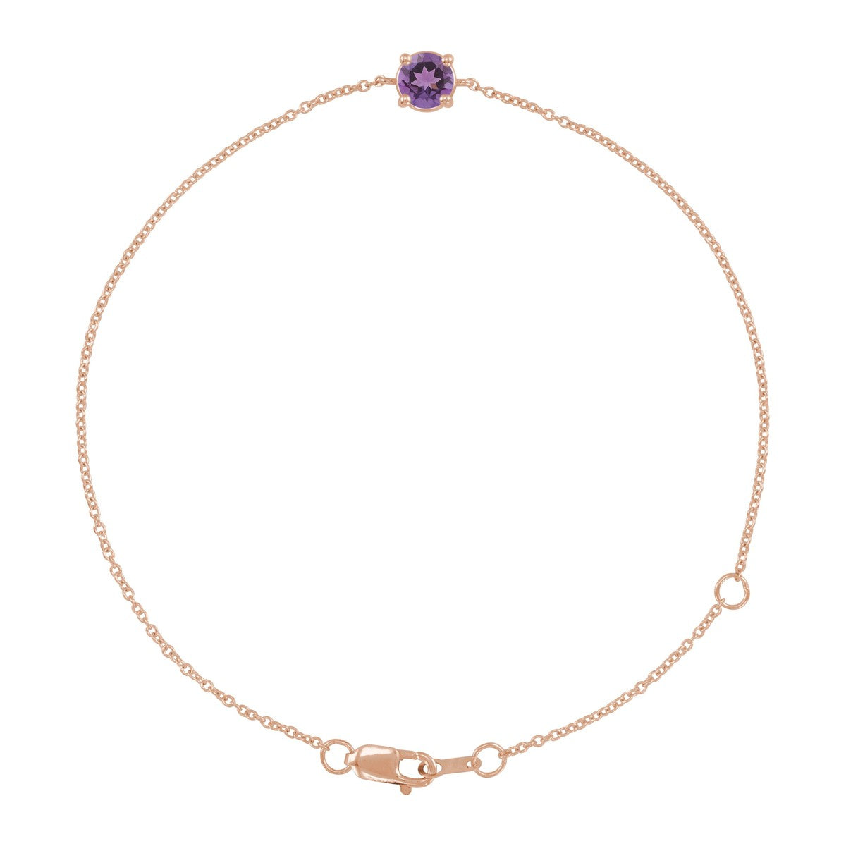 Solitaire Gemstone Bracelet
