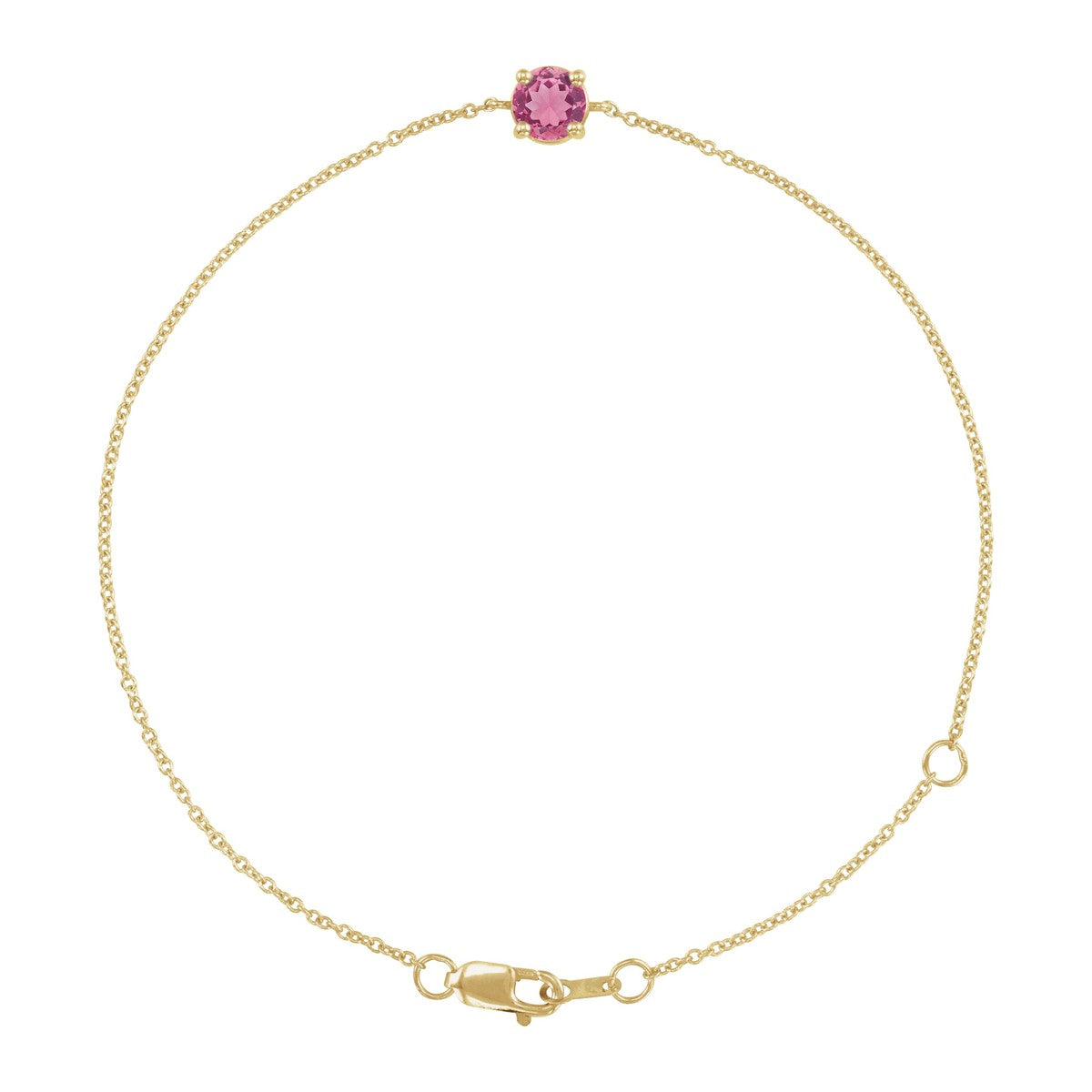 Solitaire Gemstone Bracelet