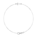 Petite Sideways Cross Bracelet