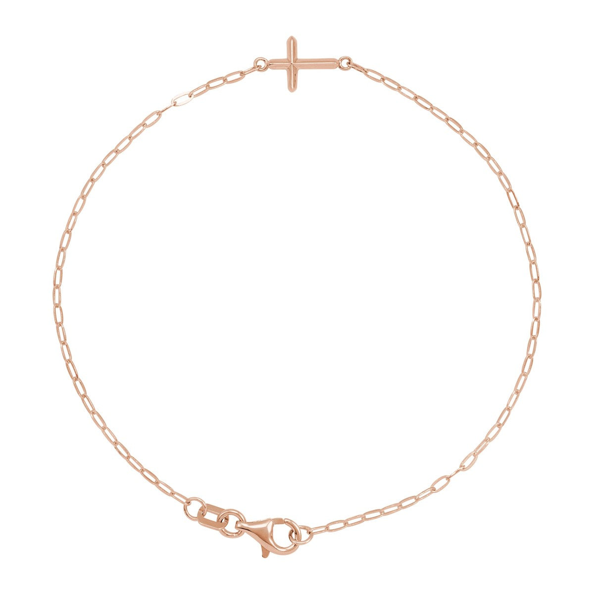 Sideways Cross Bracelet