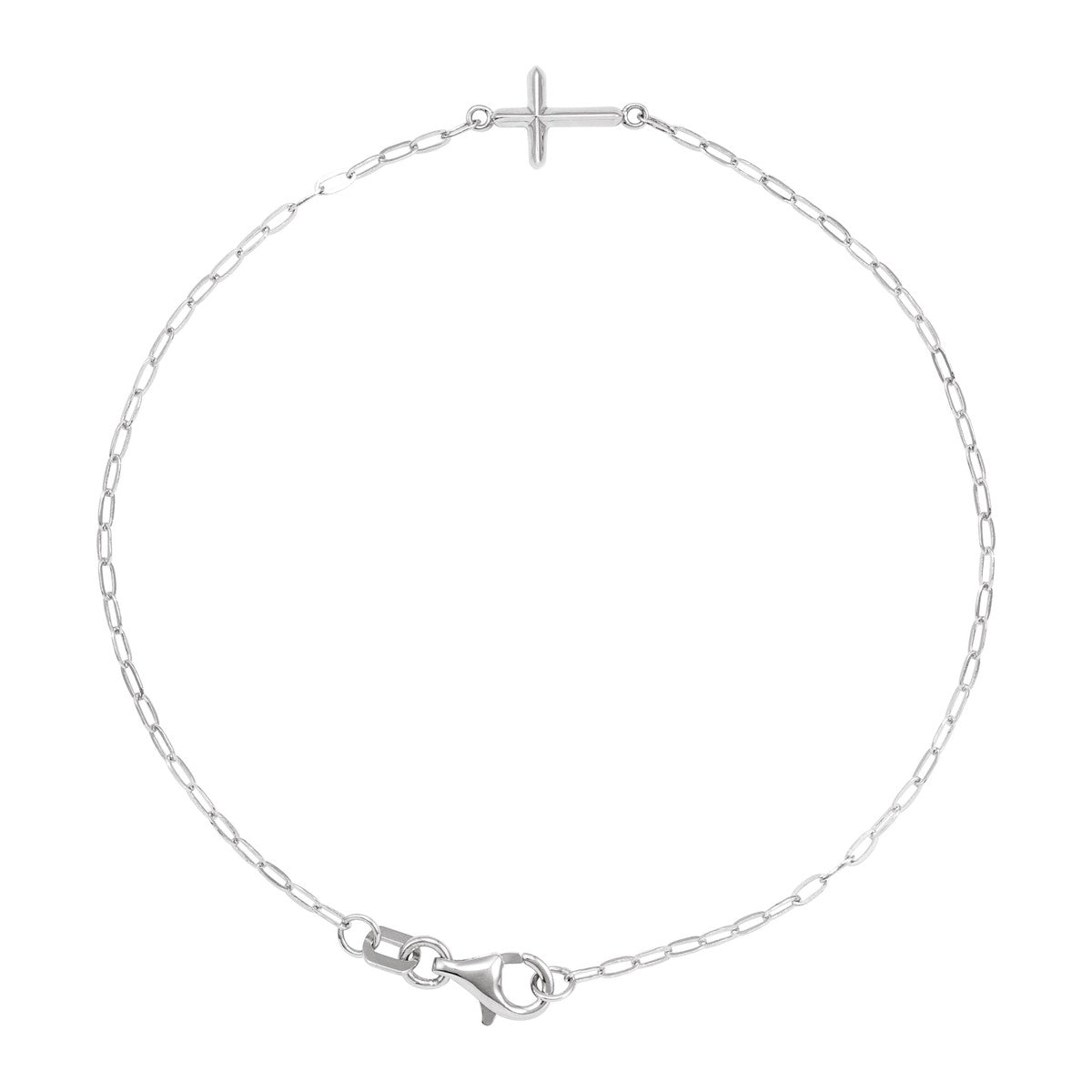 Sideways Cross Bracelet