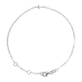 Sideways Cross Paperclip Bracelet