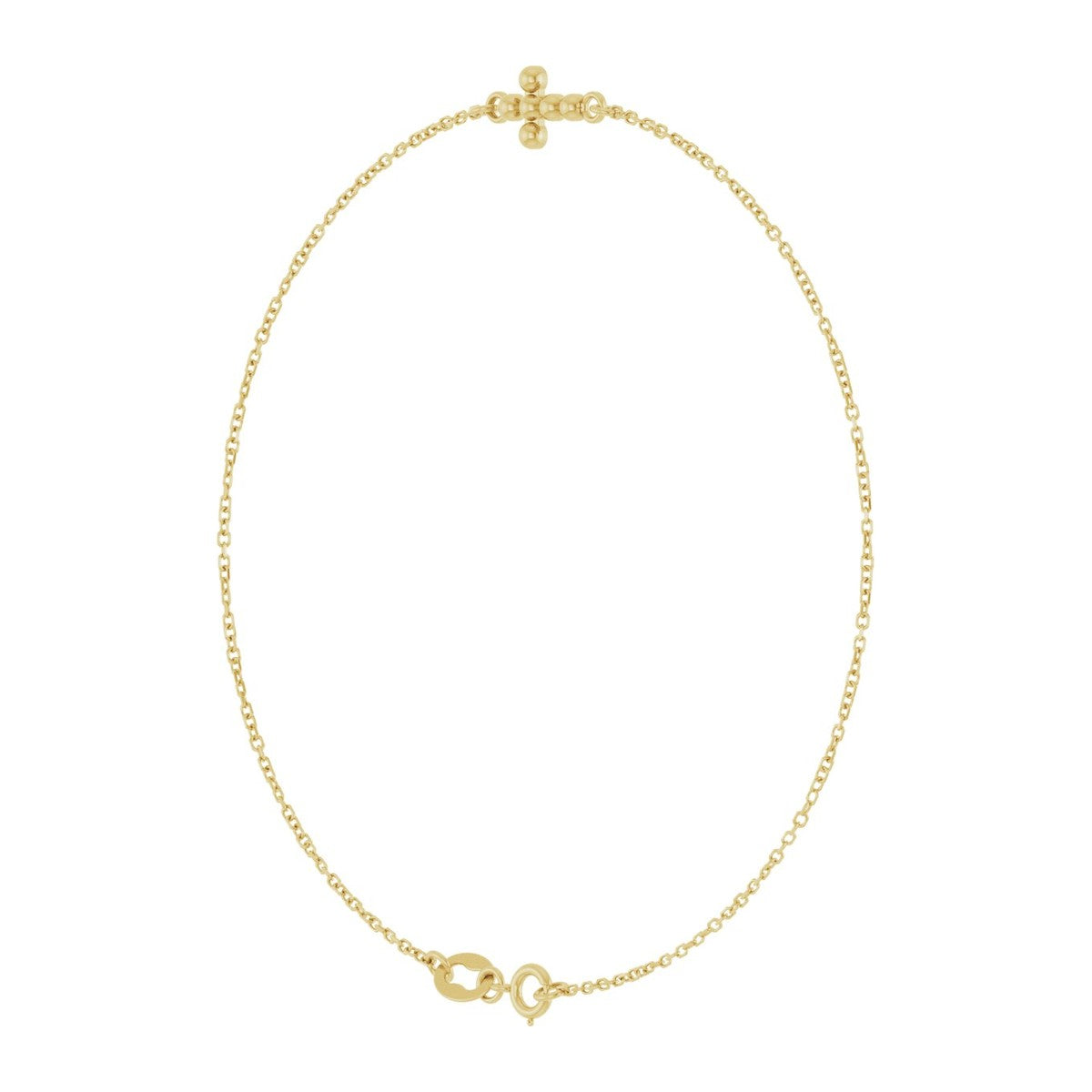 Beaded Cross Bracelet