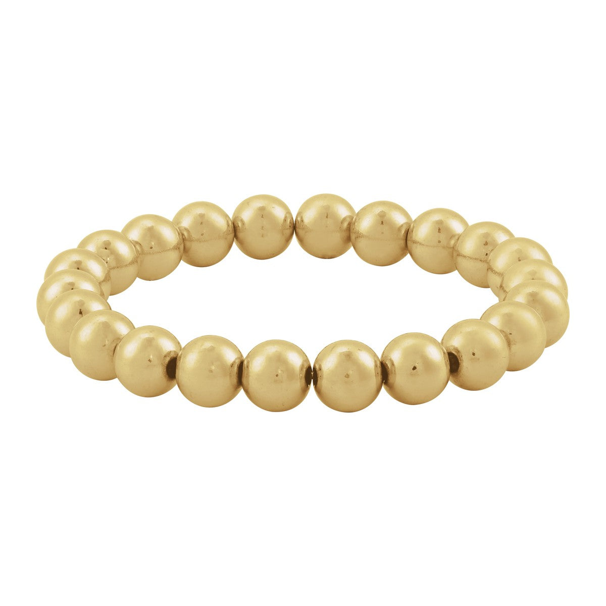 Gold-Filled Elastic Bead Bracelet