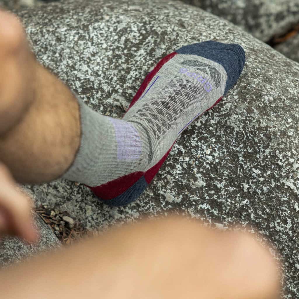 3 Pack Berry - Hike Crew Midweight Merino Wool Sock