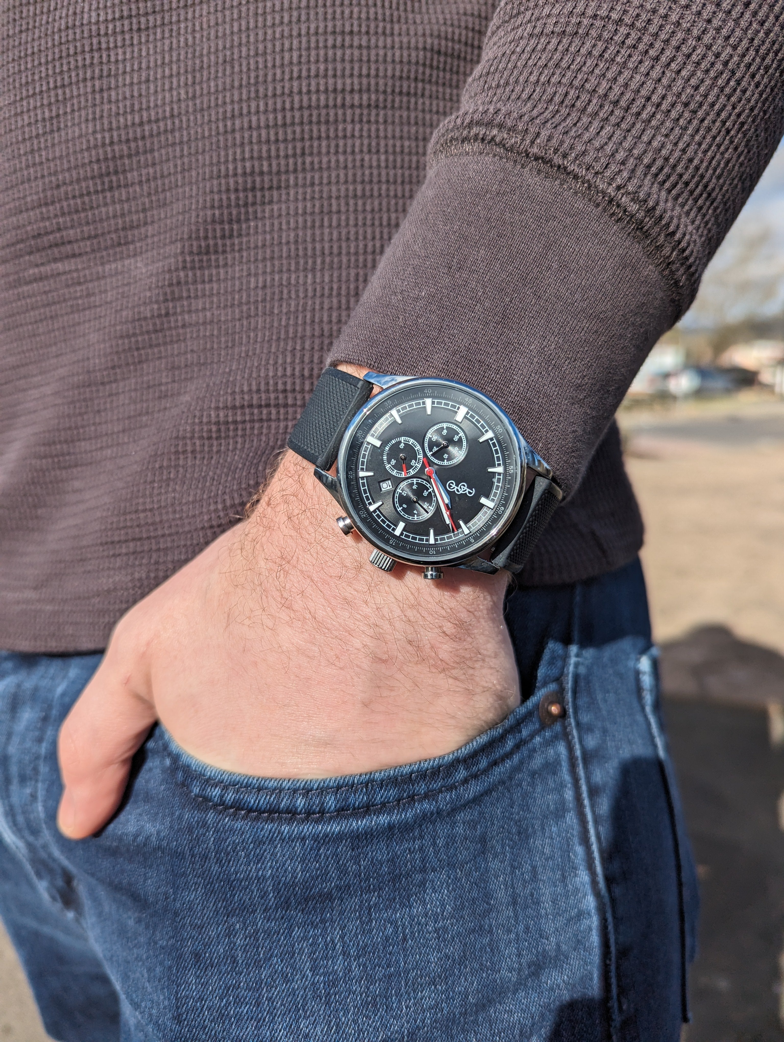 Black Sport Chronograph - product detail